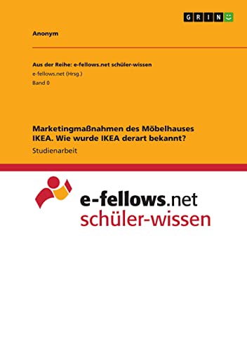 Marketingmaßnahmen des Möbelhauses IKEA. Wie wurde IKEA derart bekannt?