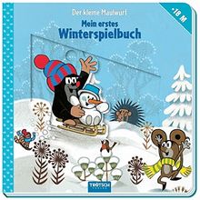 Der kleine Maulwurf - Winterspielbuch ab 18 Monaten: Mit vielen Schiebe- und Spielelementen