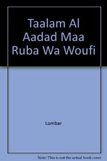 TAALAM AL AADAD MAA RUBA WA WOUFI von Lombar | Buch | Zustand gut