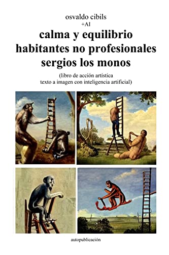 calma y equilibrio habitantes no profesionales sergios los monos: (libro de acción artística texto a imagen con inteligencia artificial)