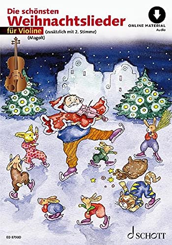 Noten Die schönsten Weihnachtslieder für 1 - 2 Violinen ED 8790D Schott