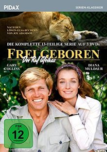 Frei geboren - Der Ruf Afrikas / Die komplette 13-teilige Serie nach den Löwin-Elsa-Büchern von Joy Adamson (Pidax Serien-Klassiker) [3 DVDs]