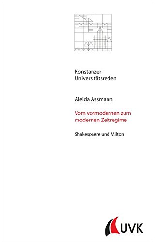 Vom vormodernen zum modernen Zeitregime. Shakespeare und Milton (Konstanzer Universitätsreden)