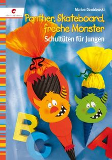 Panther, Skateboard, freche Monster: Schultüten für Jungen