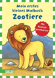 Mein erstes kleines Malbuch: Mein erstes kleines Malbuch - Zootiere