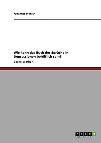 Wie kann das Buch der Sprüche in Depressionen behilflich sein?