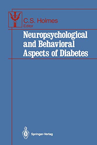 Neuropsychological and Behavioral Aspects of Diabetes (Contributions to Psychology and Medicine)