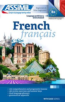 French : language proficiency level attained B2, beginners & false beginners. Français