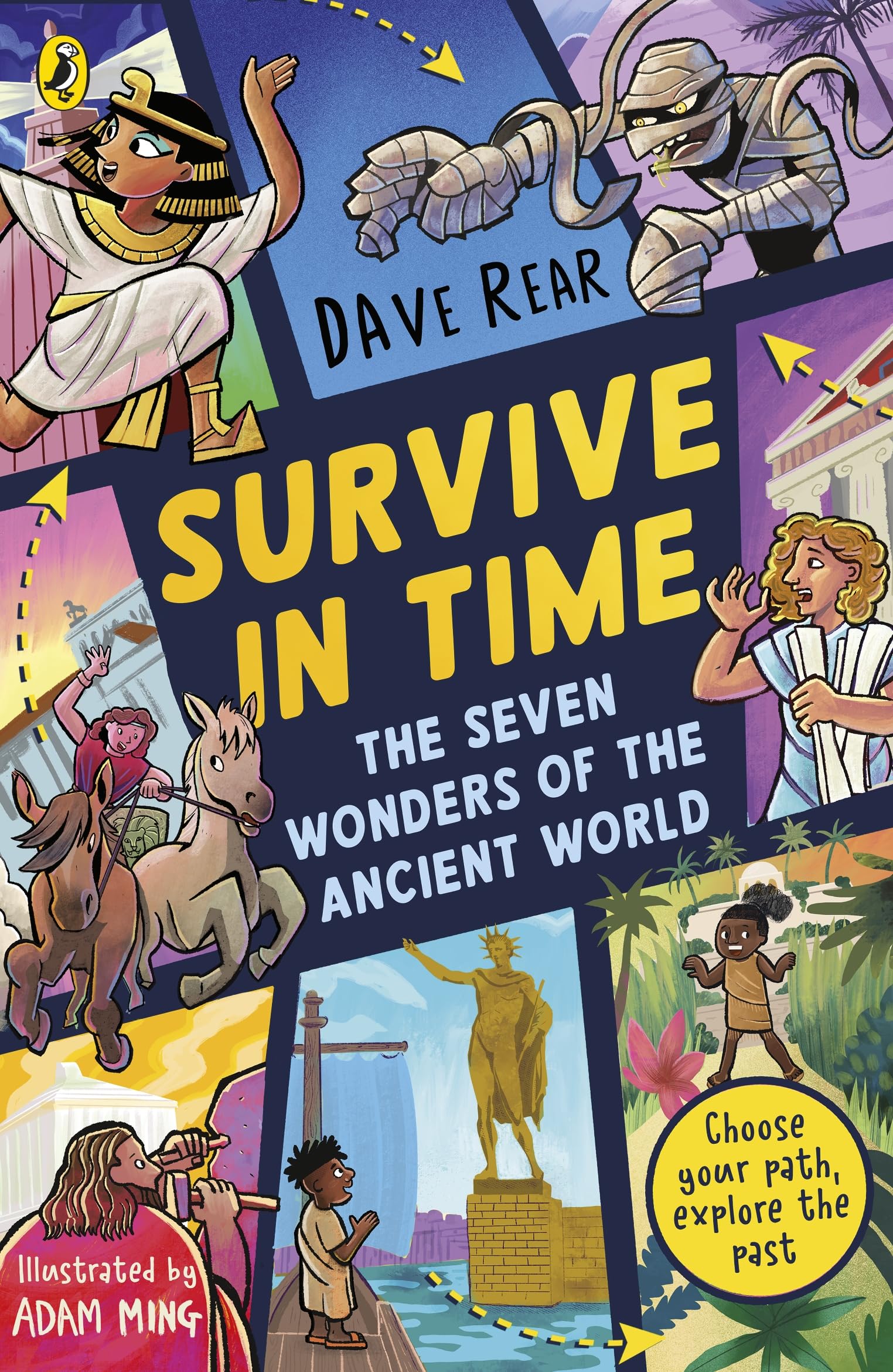 The Seven Wonders of the Ancient World: Choose your path, explore the past! (Survive in Time, 1)