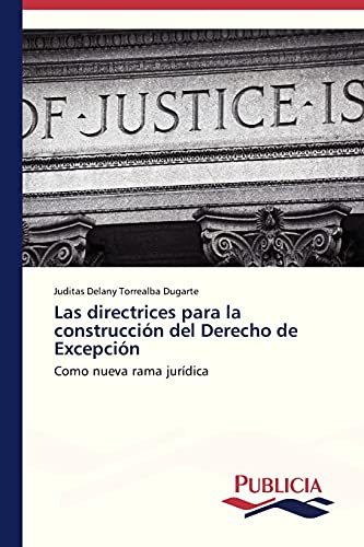 Las directrices para la construcción del Derecho de Excepción: Como nueva rama jurídica