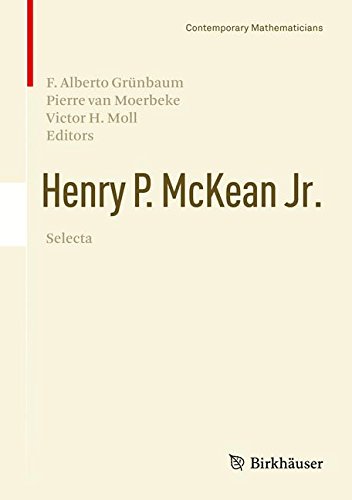 Henry P. McKean Jr. Selecta (Contemporary Mathematicians)