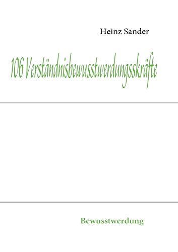 106 Verständnisbewusstwerdungskräfte