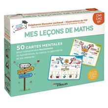 Mes leçons de maths : CM1, CM2, 6e : 50 cartes mentales pour comprendre facilement la numération, le calcul, la géométrie et les mesures !