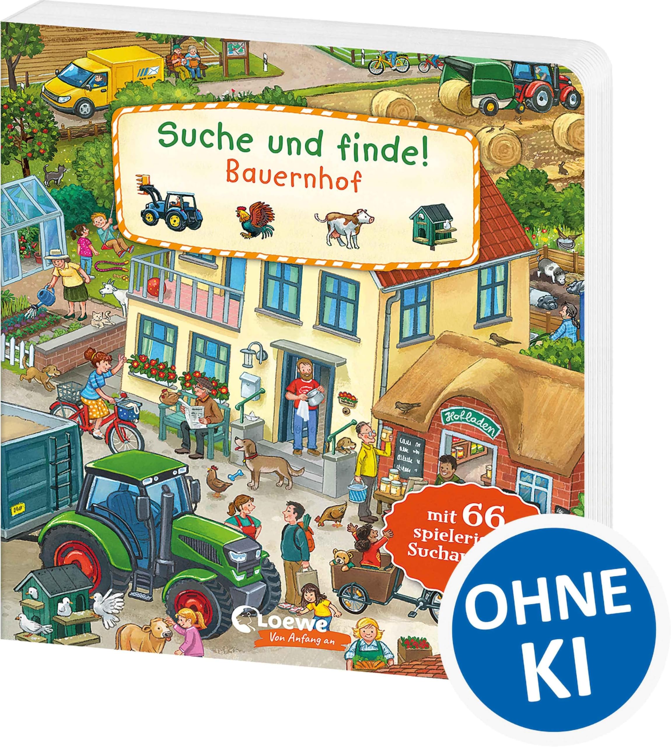 Suche und finde! Bauernhof: Wimmelbuch ab 2 Jahren mit 66 spannenden Suchaufgaben zum Entdecken (Loewe von Anfang an)
