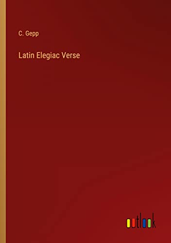 Latin Elegiac Verse