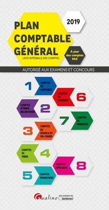 Plan comptable général 2019 : liste intégrale des comptes