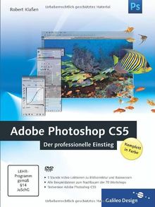 Adobe Photoshop CS5 - Der professionelle Einstieg (Galileo Design) von Klaßen, Robert | Buch | Zustand gut