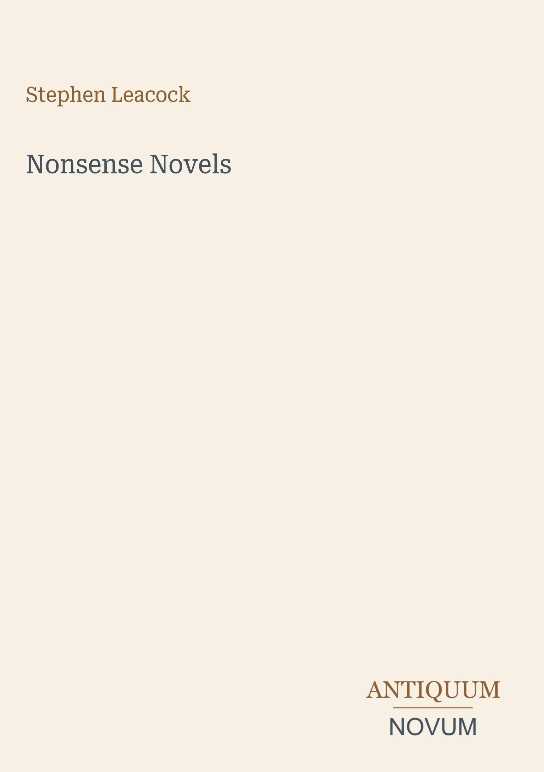 Nonsense Novels