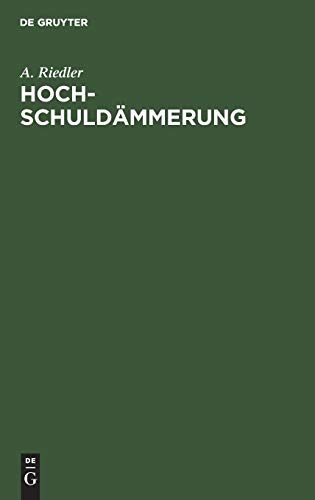 Hochschuldämmerung