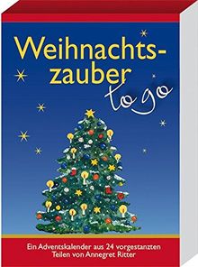 Weihnachtszauber - to go: Ein Adventskalender aus 24 vorgestanzten Teilen