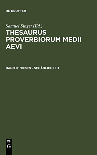 niesen - Schädlichkeit (Thesaurus proverbiorum medii aevi)
