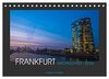 FRANKFURT - Nachtlichter 2024 (Tischkalender 2024 DIN A5 quer), CALVENDO Monatskalender