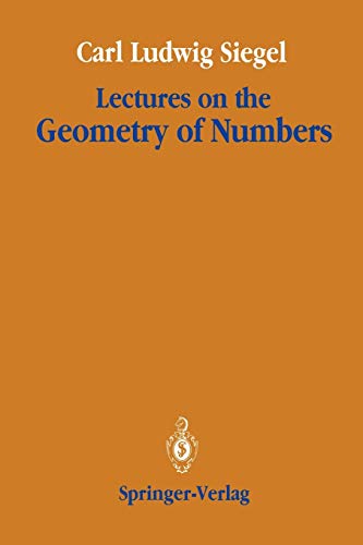 Lectures on the Geometry of Numbers