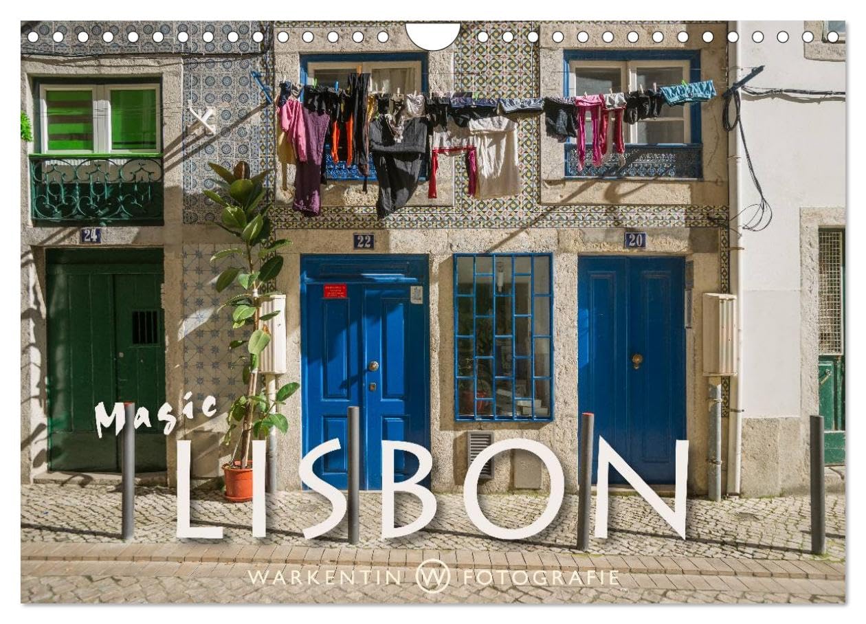 Magic Lisbon (Wall Calendar 2026 DIN A4 landscape), CALVENDO 12 Month Wall Calendar: 12 City views of Lisbon