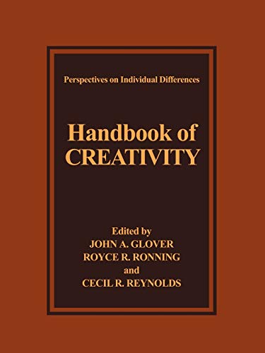Handbook of Creativity (Perspectives on Individual Differences)