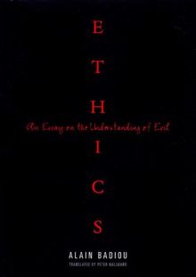 Ethics: An Essay on the Understanding of Evil (Wo Es War Series)