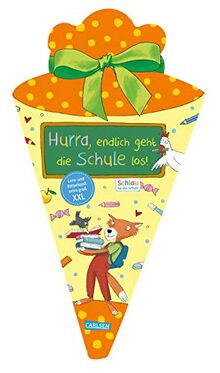 Schlau für die Schule: Hurra, endlich geht die Schule los! (Schultüte XXL): Lern- und Rätselspaß extra groß XXL