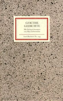 Gedichte. Mit Steinzeichnungen von Max Liebermann