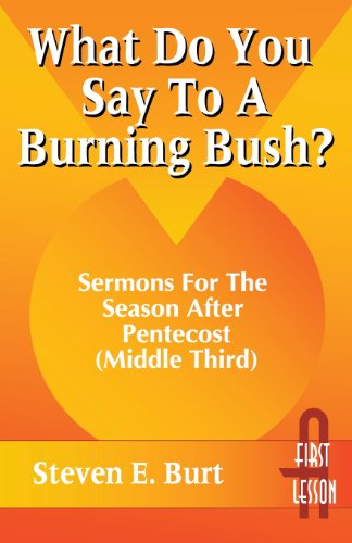 What Do You Say to a Burning Bush?: Sermons for the Season After Pentecost (Middle Third): Cycle a (First Lesson) (Middle Third : Cycle A, First Lesson Texts)