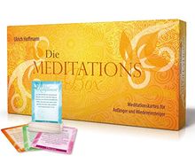 Die Meditations Box: 49 Meditationskarten u. Kartenständer (Meditation für Anfänger und Erfahrene, die sich Abwechslung wünschen, spielerisch Meditation lernen)