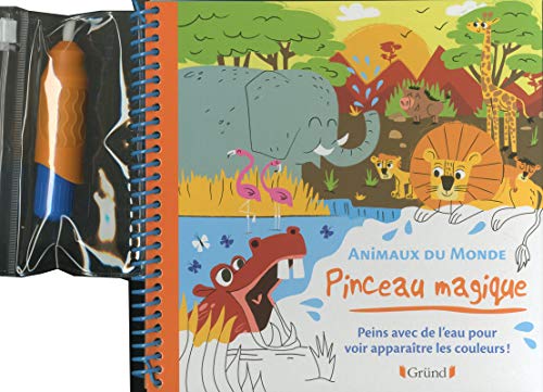 Animaux Du Monde : Peins Avec De L'eau Pour Voir Apparaitre Les Couleurs !