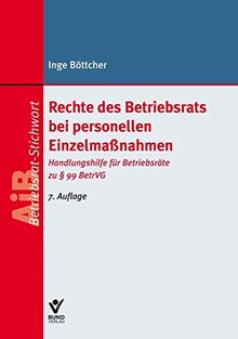 Rechte des Betriebsrats bei personellen Einzelmaßnahmen (AiB Stichwort)