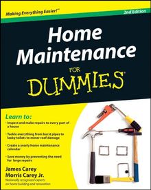 Home Maintenance For Dummies, 2nd Edition (For Dummies Series)