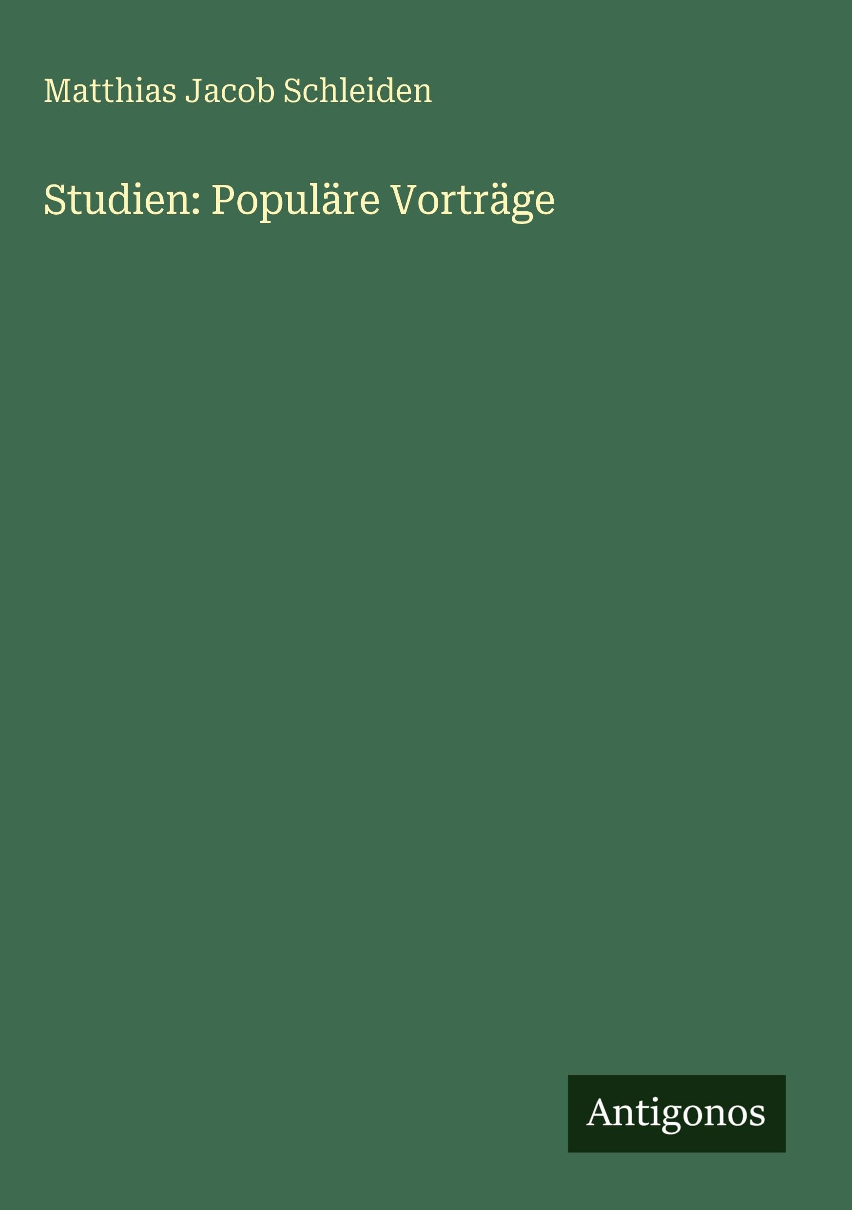 Studien: Populäre Vorträge