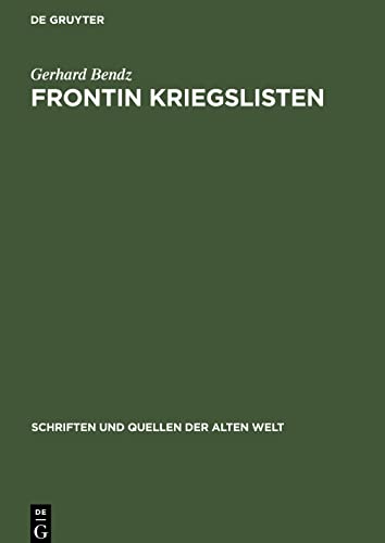 Frontin Kriegslisten: Lateinisch und Deutsch