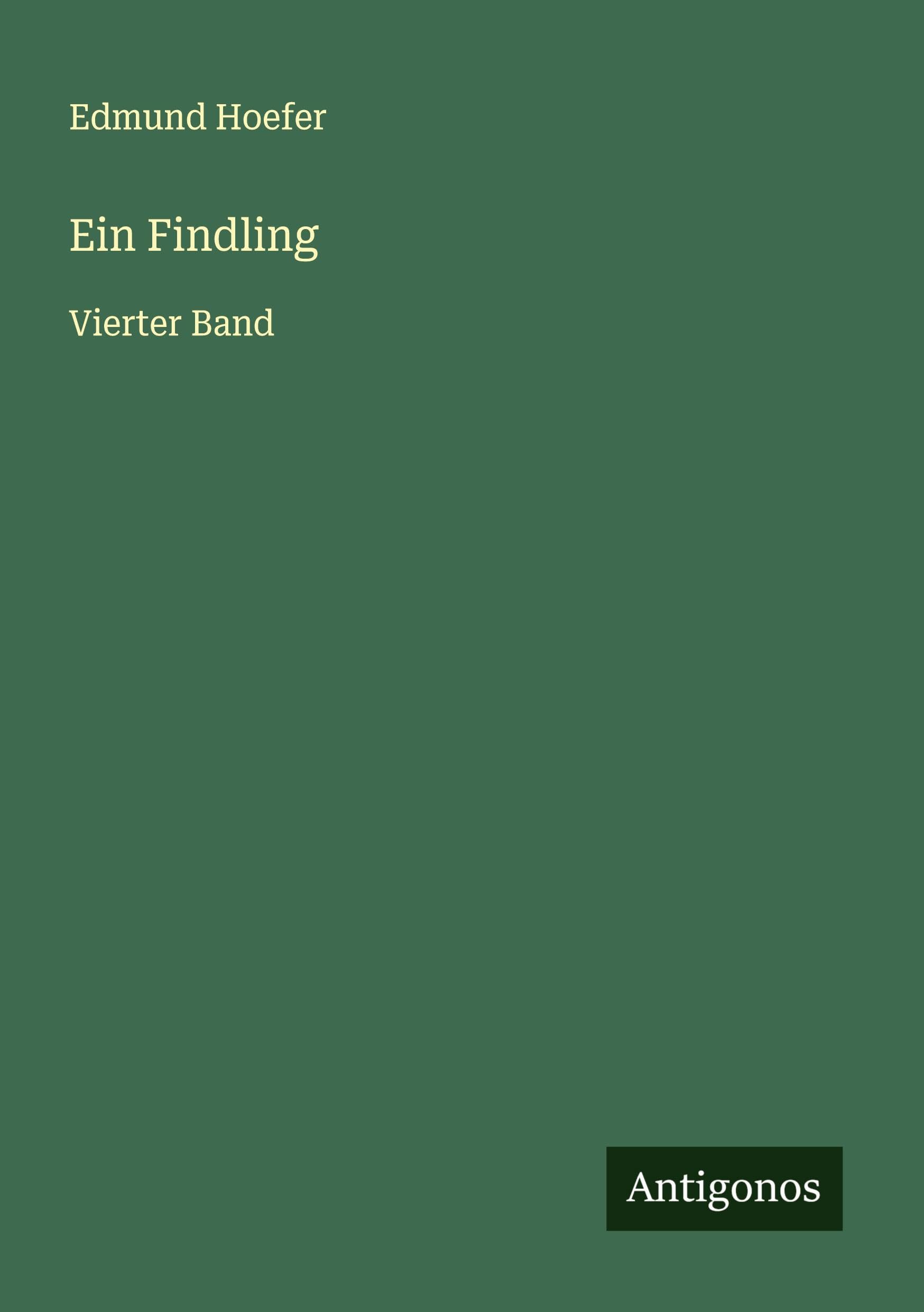 Ein Findling: Vierter Band
