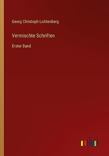 Vermischte Schriften: Erster Band