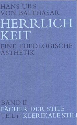 Herrlichkeit Bd2 1 Fächer der Stile - Hans Urs von Balthasar Leinen