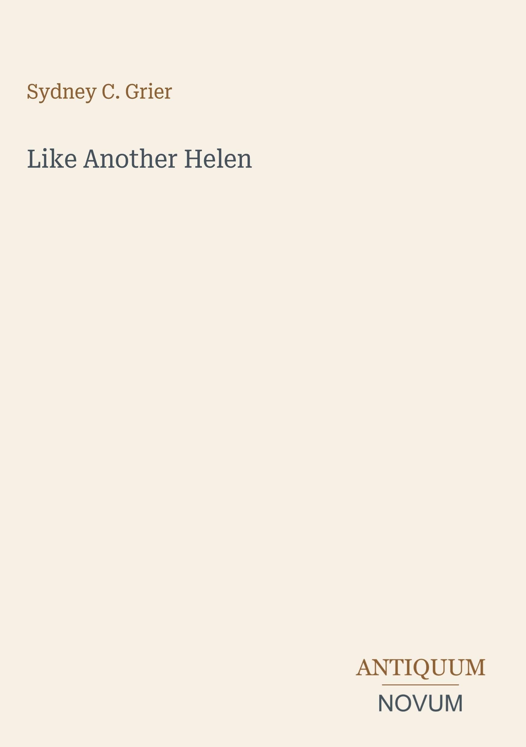 Like Another Helen
