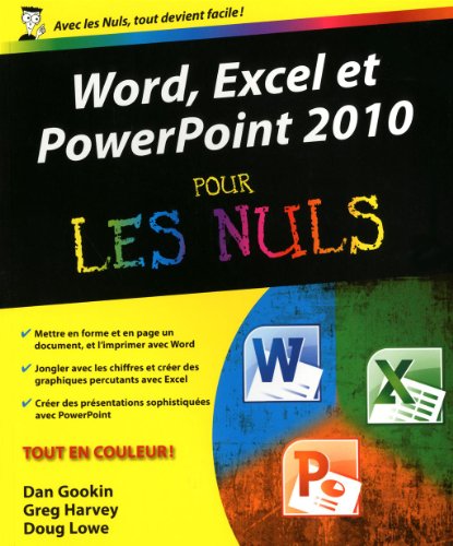 Word, Excel Et Powerpoint 2010 Pour Les Nuls