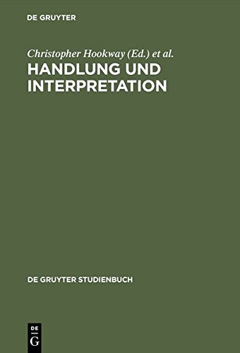 Handlung und Interpretation: Studien zur Philosophie der Sozialwissenschaften (De Gruyter Studienbuch)