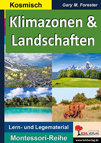 Klimazonen & Landschaften: Legematerial in Kreisform (Montessori-Reihe)