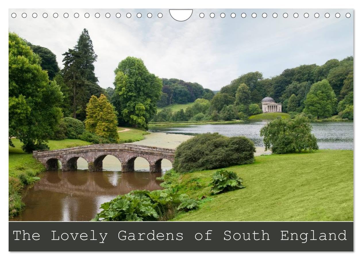 The Lovely Gardens of South England (Wall Calendar 2026 DIN A4 landscape), CALVENDO 12 Month Wall Calendar: The beautiful English Landscape Gardens of ... Places where you feel like in Paradise.