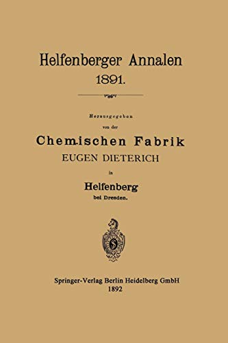Helfenberger Annalen 1891
