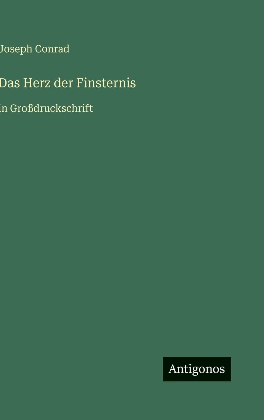 Das Herz der Finsternis: in Großdruckschrift