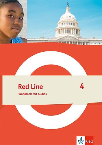 Red Line 4: Workbook mit Audios Klasse 8 (Red Line. Ausgabe ab 2022)